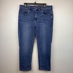 Tommy Bahama Jeans Mens 36x30 Blue Stretch Denim Straight Leg Casual Comfort